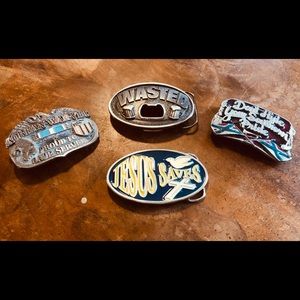 Belt Buckle Lot of 4